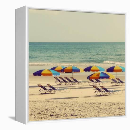 Beach Trip I-Gail Peck-Framed Stretched Canvas