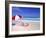 Beach Umbrella and Chairs, Caribbean-Bill Bachmann-Framed Photographic Print