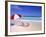 Beach Umbrella and Chairs, Caribbean-Bill Bachmann-Framed Photographic Print