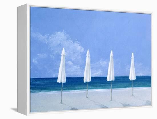 Beach Umbrellas, 2005-Lincoln Seligman-Framed Premier Image Canvas