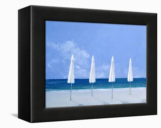 Beach Umbrellas, 2005-Lincoln Seligman-Framed Premier Image Canvas