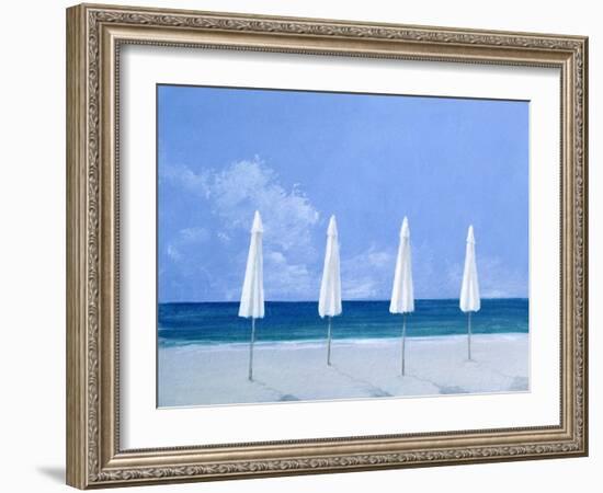 Beach Umbrellas, 2005-Lincoln Seligman-Framed Giclee Print