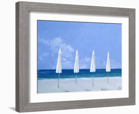 Beach Umbrellas, 2005-Lincoln Seligman-Framed Giclee Print