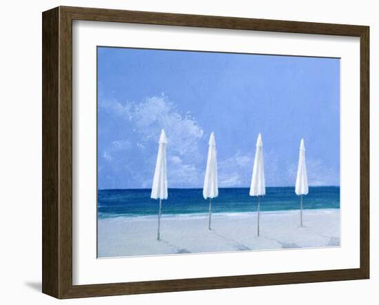 Beach Umbrellas, 2005-Lincoln Seligman-Framed Giclee Print
