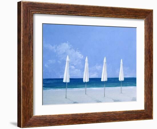 Beach Umbrellas, 2005-Lincoln Seligman-Framed Giclee Print