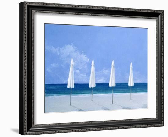 Beach Umbrellas, 2005-Lincoln Seligman-Framed Giclee Print