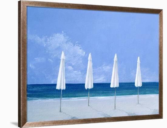 Beach Umbrellas, 2005-Lincoln Seligman-Framed Giclee Print