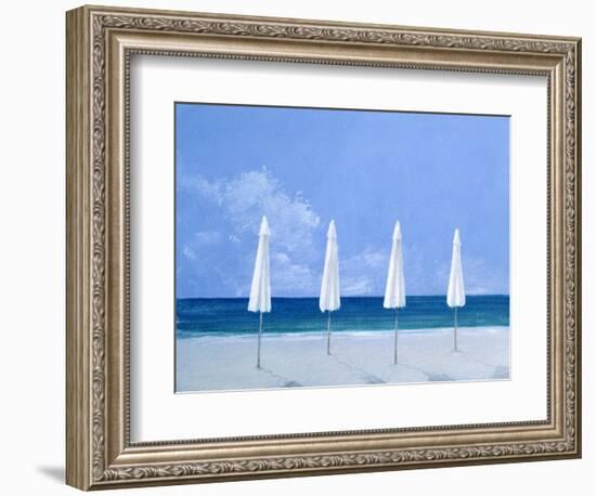 Beach Umbrellas, 2005-Lincoln Seligman-Framed Giclee Print