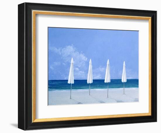 Beach Umbrellas, 2005-Lincoln Seligman-Framed Giclee Print