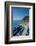 Beach umbrellas lining the beach in Monterosso al Mare, Cinque Terre, Italy.-Michael DeFreitas-Framed Photographic Print