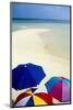 Beach Umbrellas, tropical beach, Maldives-Stuart Westmorland-Mounted Photographic Print