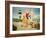 Beach Vacation-Lowell Herrero-Framed Art Print