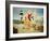 Beach Vacation-Lowell Herrero-Framed Art Print