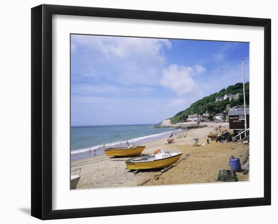 Beach, Ventnor, Isle of Wight, England, United Kingdom-Roy Rainford-Framed Photographic Print