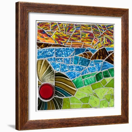 Beach View 2-Jonathan Mandell-Framed Giclee Print