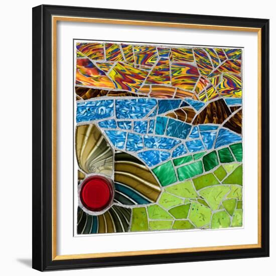 Beach View 2-Jonathan Mandell-Framed Giclee Print