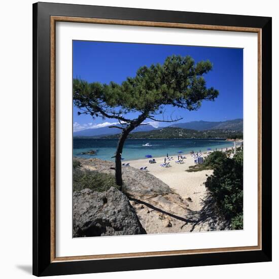 Beach View, Cala Rossa, South East Corsica, Corsica, France, Mediterranean, Europe-Stuart Black-Framed Photographic Print