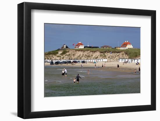 Beach View, Lokken, Jutland, Denmark, Scandinavia, Europe-Stuart Black-Framed Photographic Print