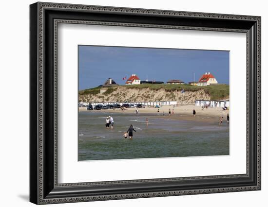 Beach View, Lokken, Jutland, Denmark, Scandinavia, Europe-Stuart Black-Framed Photographic Print