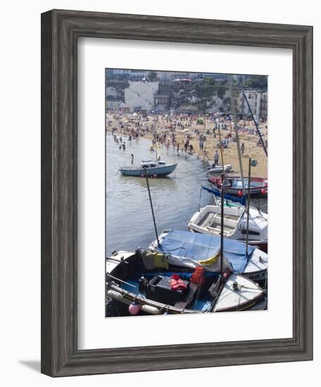 Beach, Viking Bay, Broadstairs, Kent, England, United Kingdom, Europe-Ethel Davies-Framed Photographic Print