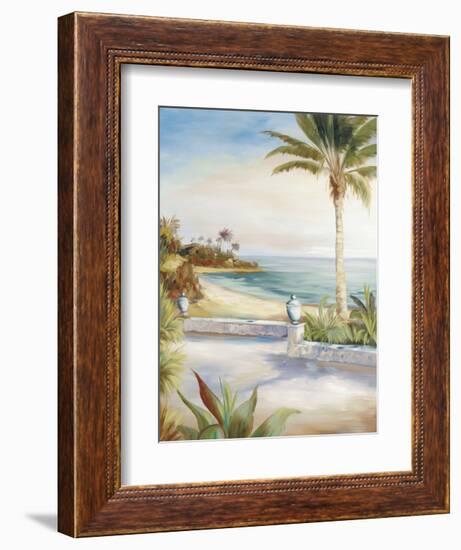 Beach Villa-Marc Lucien-Framed Art Print