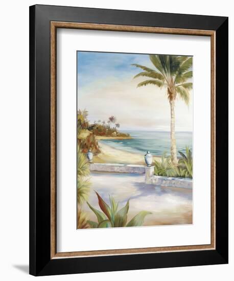 Beach Villa-Marc Lucien-Framed Art Print