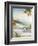 Beach Villa-Marc Lucien-Framed Art Print