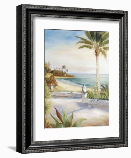 Beach Villa-Marc Lucien-Framed Art Print