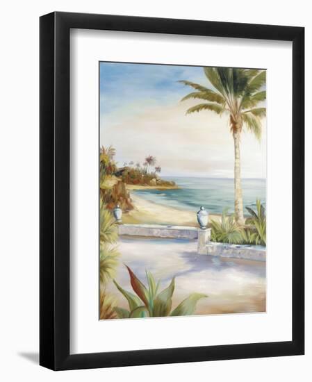 Beach Villa-Marc Lucien-Framed Art Print