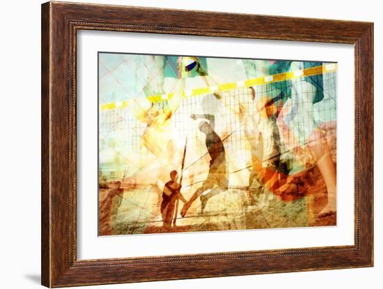 Beach Volleyball 1-THE Studio-Framed Giclee Print