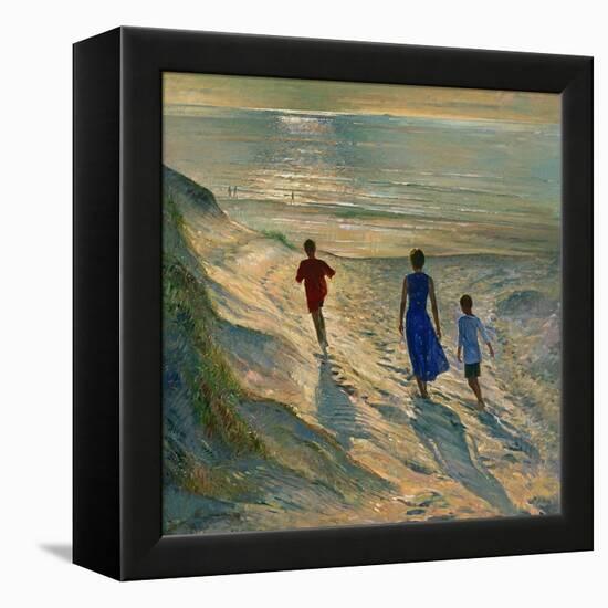 Beach Walk, 1994-Timothy Easton-Framed Premier Image Canvas