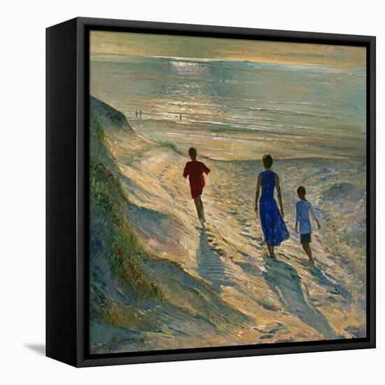 Beach Walk, 1994-Timothy Easton-Framed Premier Image Canvas