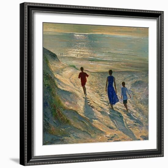 Beach Walk, 1994-Timothy Easton-Framed Giclee Print