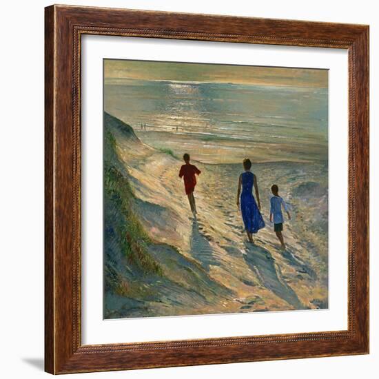 Beach Walk, 1994-Timothy Easton-Framed Giclee Print