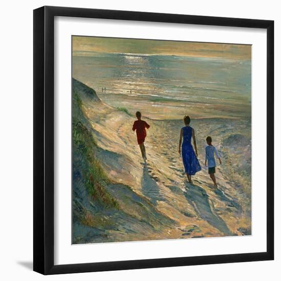 Beach Walk, 1994-Timothy Easton-Framed Giclee Print