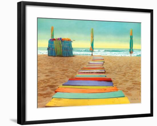 Beach Walk-Robin Renee Hix-Framed Art Print