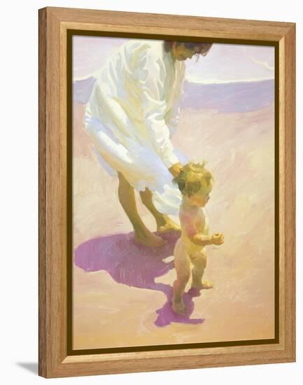 Beach Walk-John Asaro-Framed Premier Image Canvas