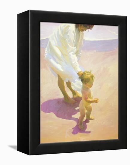 Beach Walk-John Asaro-Framed Premier Image Canvas