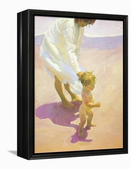 Beach Walk-John Asaro-Framed Premier Image Canvas