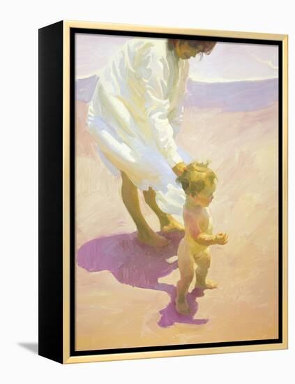 Beach Walk-John Asaro-Framed Premier Image Canvas