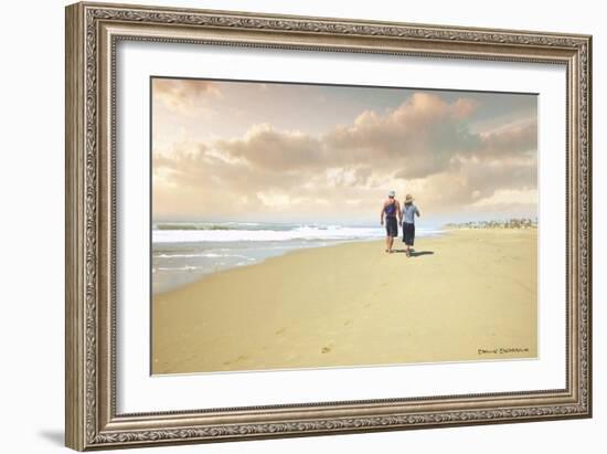 Beach Walk-Carlos Casamayor-Framed Giclee Print