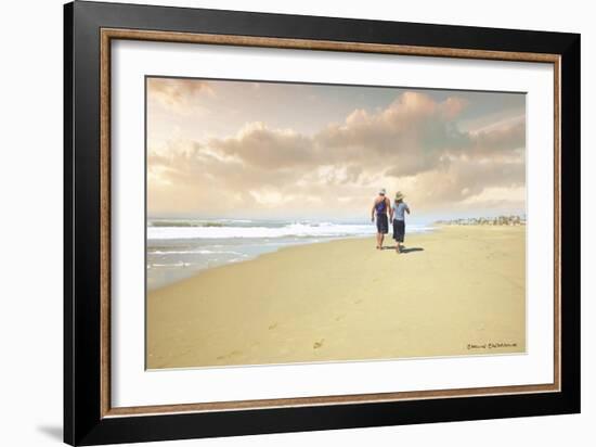 Beach Walk-Carlos Casamayor-Framed Giclee Print