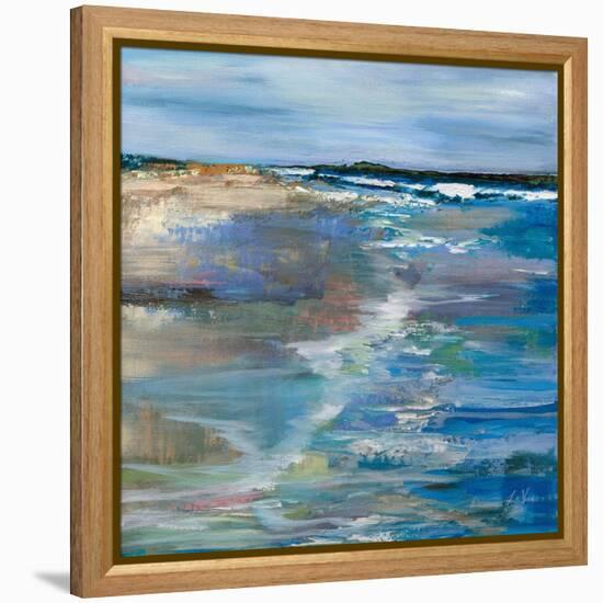 Beach Walk-Jeanette Vertentes-Framed Stretched Canvas