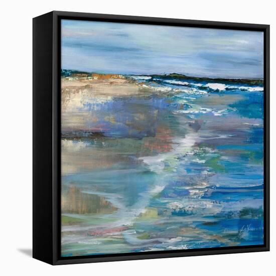 Beach Walk-Jeanette Vertentes-Framed Stretched Canvas