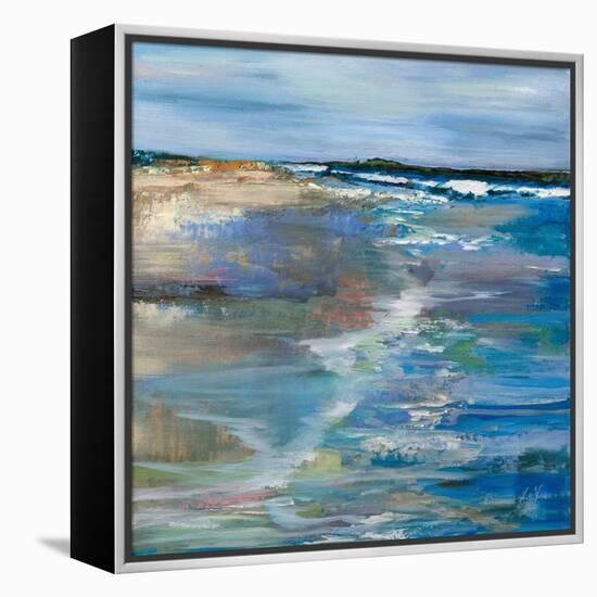 Beach Walk-Jeanette Vertentes-Framed Stretched Canvas
