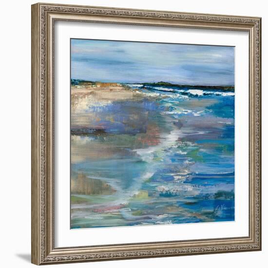 Beach Walk-Jeanette Vertentes-Framed Art Print