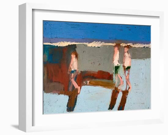 Beach Walkers I-Erin McGee Ferrell-Framed Art Print