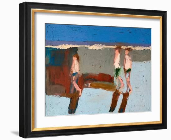 Beach Walkers I-Erin McGee Ferrell-Framed Art Print