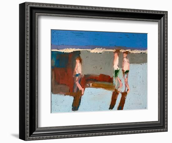 Beach Walkers I-Erin McGee Ferrell-Framed Premium Giclee Print
