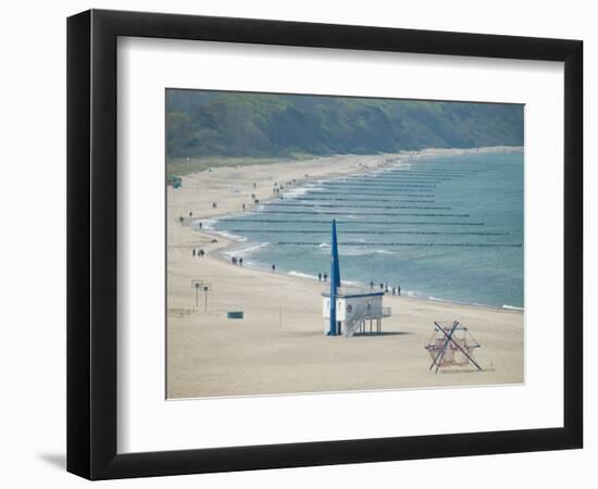 Beach, Warnemunde, Germany-Russell Young-Framed Photographic Print